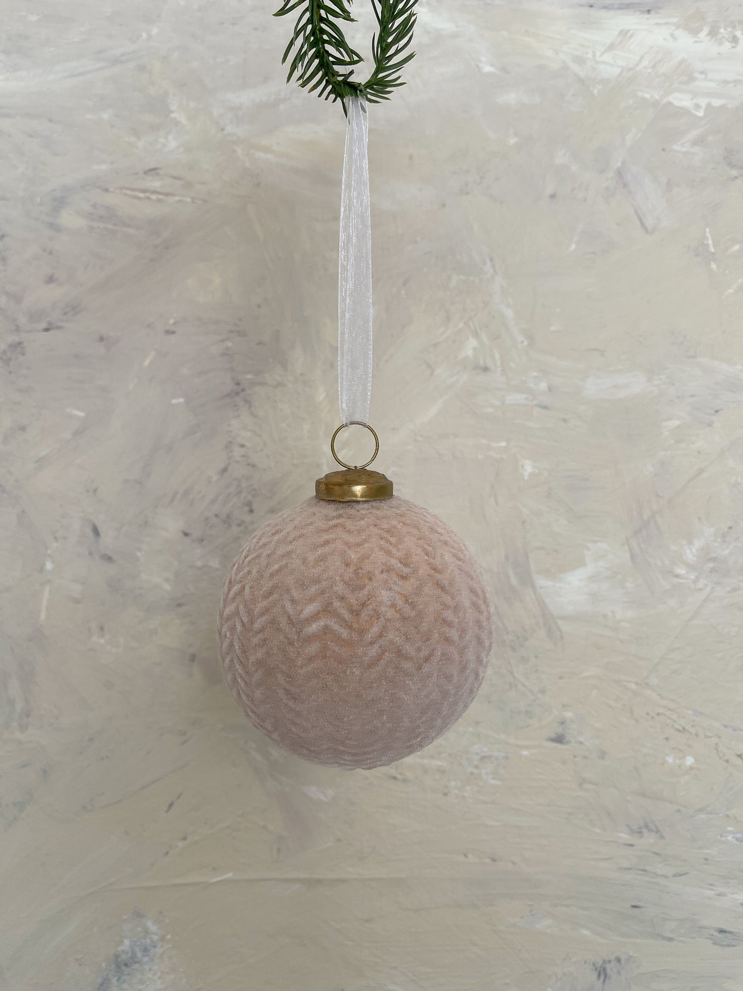 Velvet Rose Gold  Ornament