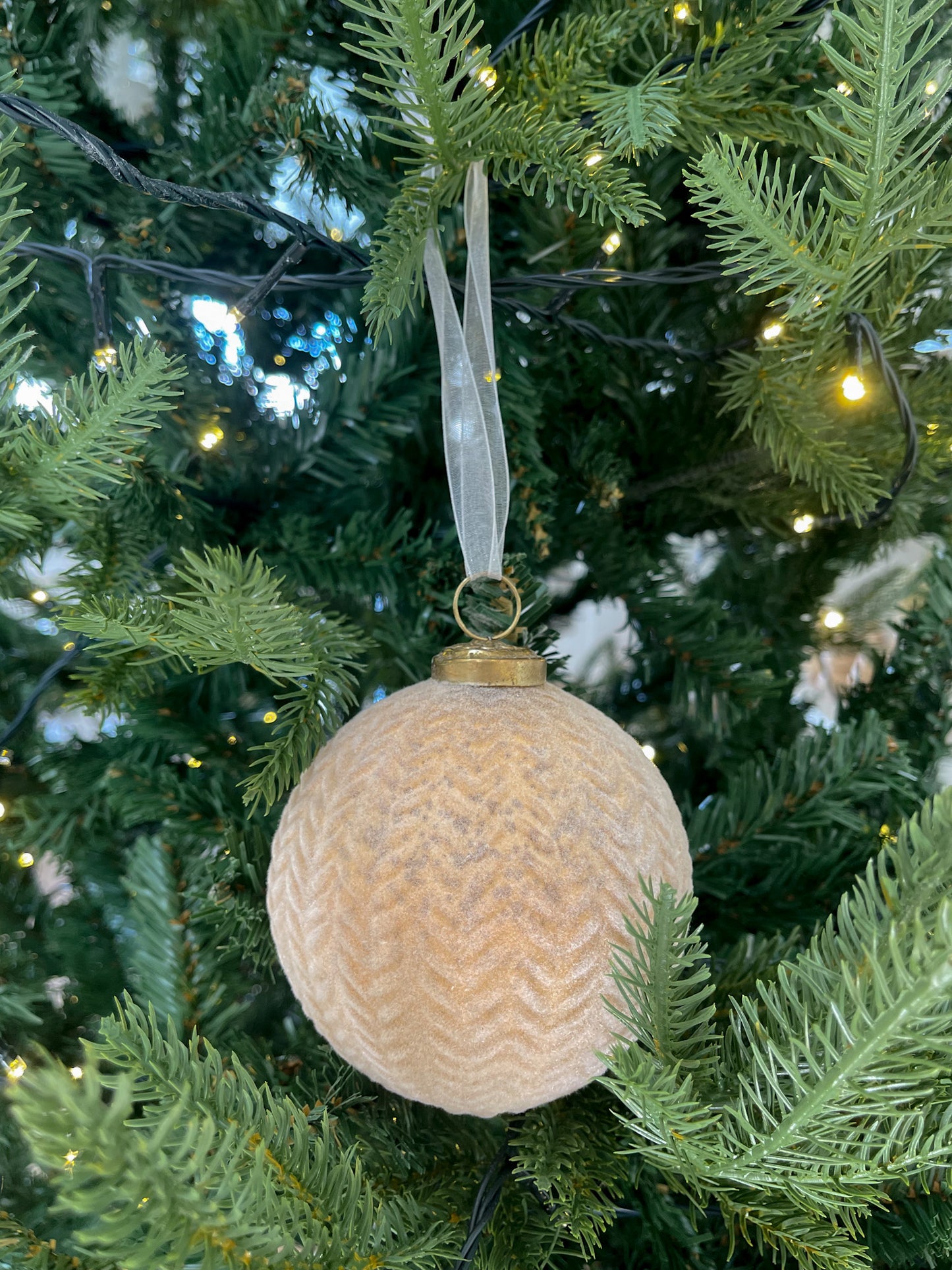 Velvet Rose Gold  Ornament