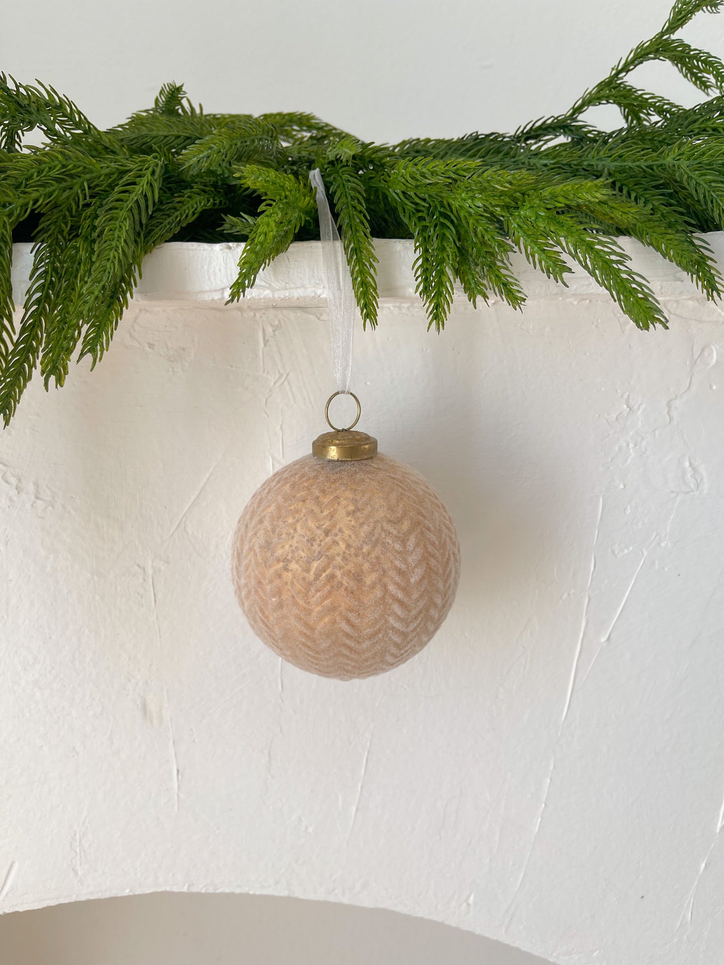 Velvet Rose Gold  Ornament