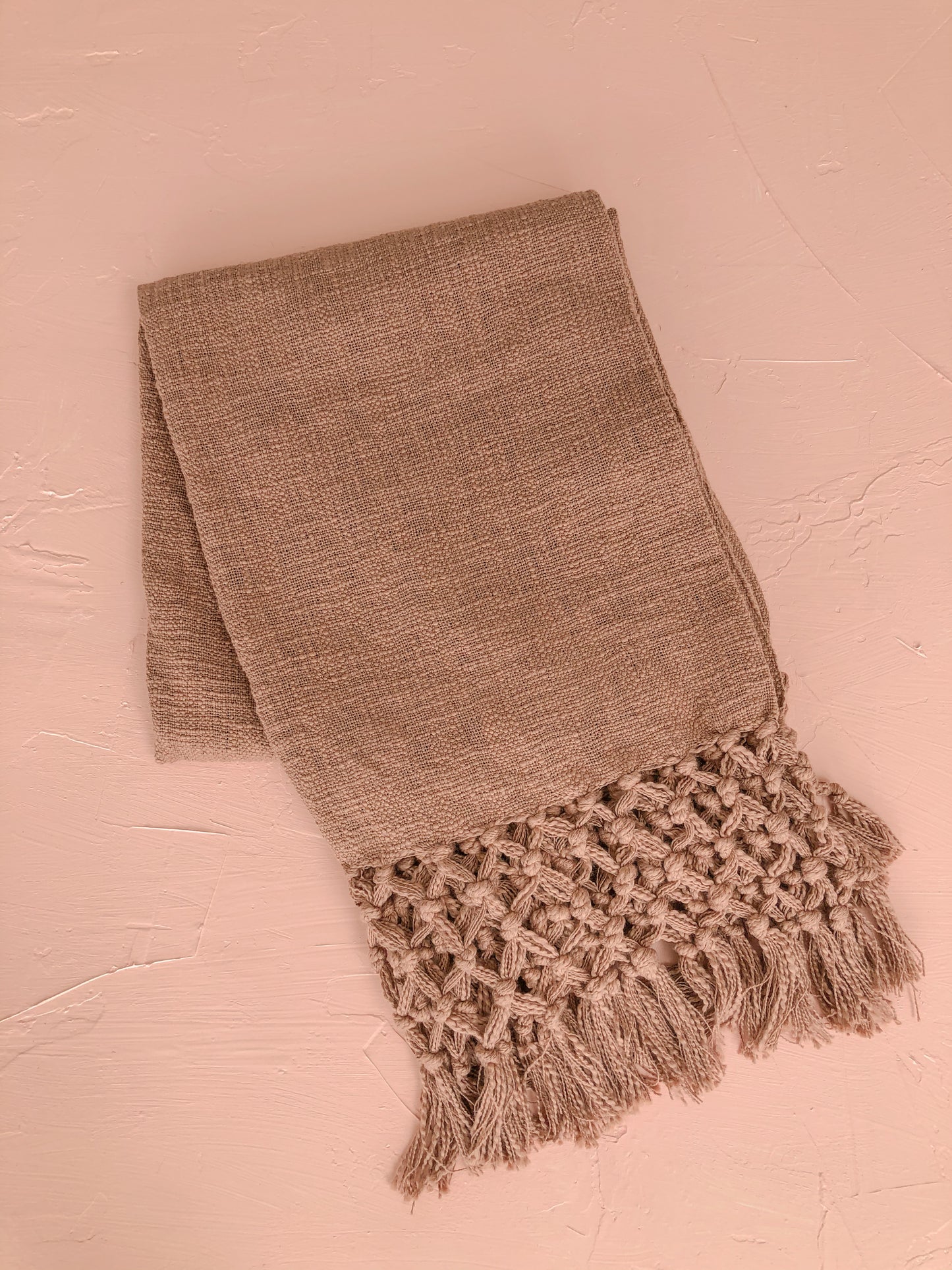 Throw Blanket-Brown