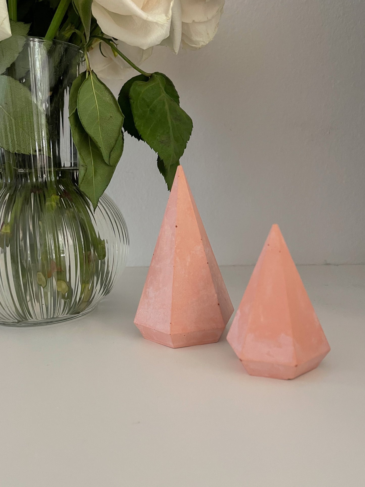 Ring Hexagonal Pyramid- Set of 2